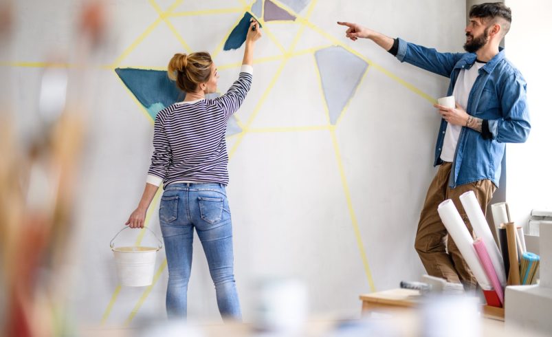 DIY vs Professional Accent Wall Painting Costs
