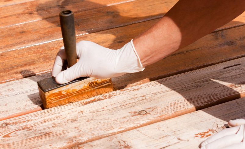 How Staining and Painting Revive Old Decks