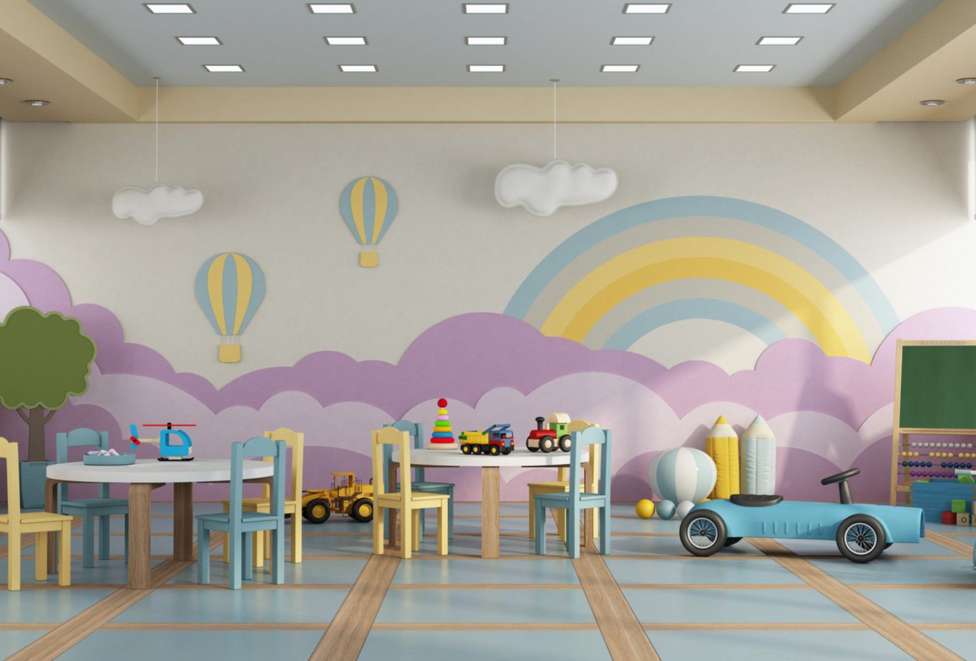 School Painting Ideas for Classrooms and Common Areas